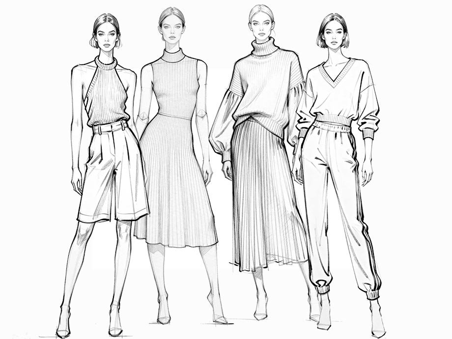 8-step process for launching a knitwear collection from sketch to tech pack
